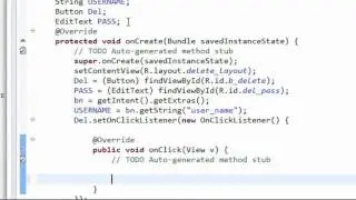 Android SQLite Tutorial   4   Delete information from database