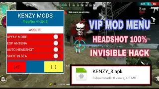 NEW UPDATE MOD MENU VIP HACK FREE FIRE  AUTO HEADSHOT | INVISIBLE