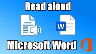 How to Read Aloud in Micrsoft Word 2019