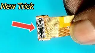 LCD demage conector replace/how to change display conector for mobile
