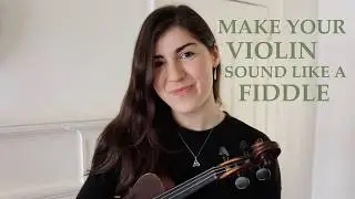 How to make your VIOLIN sound like a FIDDLE ✨ Jig edition