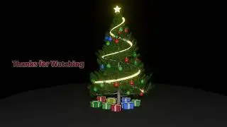 Christmass tree in Blender 