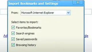 Importing settings