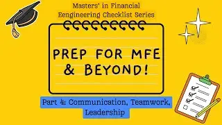 Pre-Arrival Prep for MFE- Soft Skills (Episode 4)