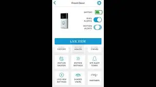 How to find Ring Motion Settings Video 2018 10 21