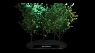 Unreal Engine 4 | Niagara Tree Simulations | 2