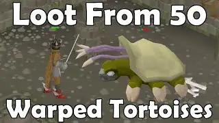 Loot From 50 Warped Tortoises - NEW OSRS Slayer Creature