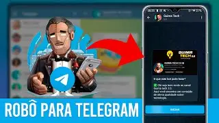 Como Criar ROBÔ para Telegram com IMAGEM e DESCRIÇÂO /start