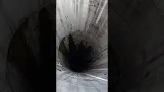 They dropped a rock in an abandoned mineshaft😨 #shorts #wow #waitforit