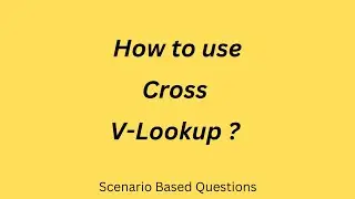 Cross Vlookup & Key Vlookup | Excel Vlookup | #MISSupportJunction