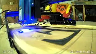 Making a WELCOME sign for the house that my wife wants.