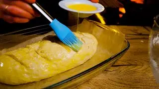 Печём батон дома сами. Вкуснее чем в магазине!