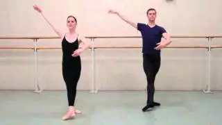Five positions of feet and arms