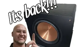 Klipsch RP1600SW fixed and back.