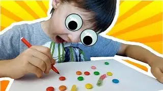 Ты не поверишь глазам! Делаем M&Ms и мармеладных червяков своими руками. Zach King magic