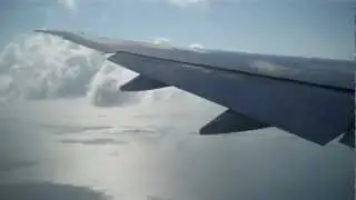Emirates 658 Landing Male, Maldives 777-300ER