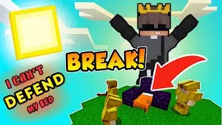 Bedwars But i cant defend my Bed | Bedwars Challenge |