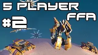 Planetary Annihilation Titans - 5 Player FFA! #2