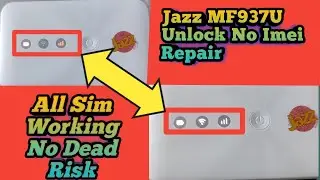 Jazz MF937U unlock No imei repair | All sim working No dead risk | All divice unlock 