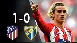 Atletico Madrid vs Malaga 1-0 - Goals,Highlights,wanda metropolitano open 16/09/2017 - HD