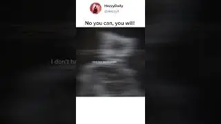 No you can,you will! 