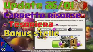 Rilasciato Update 26/01 - Carretto risorse - Tesoriera - Bonus Stelle