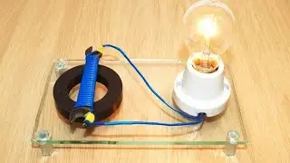 Самодельный генератор электричества из магнита своими руками.