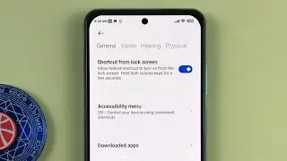 How to enable/disable Shortcuts from the lock screen on Xiaomi Redmi Note 10 Android 11