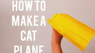 how to make a paper cat paper plane  Make your craft