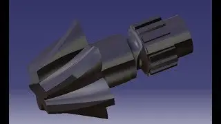 Design of Helical Gear in CATIA V5