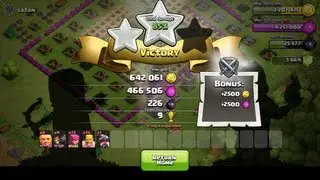 Clash of Clans - 1.1 Million Resources Raid