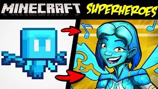 What if MINECRAFT MOBS Were SUPERHEROES?! (Stories & Speedpaint)