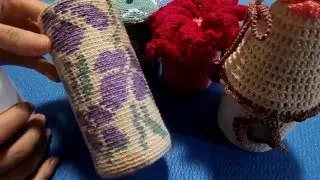 MK How to crochet a jar without seams. Binding in the 