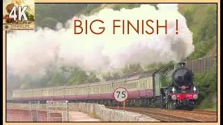 61306 Mayflower Battles the Devon Hills on the Final Golden Hind 9Oct. & 25Sep. 2024