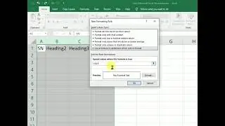 Automatic Borders when data is filled in cells-Conditional Formatting in Microsoft Excel