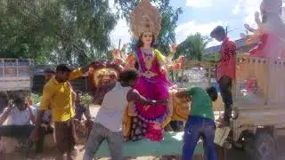 Durga Mata Aagman 2021 | Durga Murti Aagman Nagole 2021 | Duega idol transporting 2021 