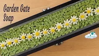 Garden Gate cold process soap making, using up soap scraps.