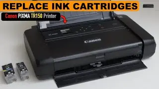 Canon Pixma TR150 Ink Cartridge Replacement !