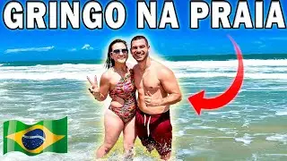 🇧🇷 A PRIMEIRA IMPRESSÃO DO GRINGO DA PRAIA BRASILEIRA! (SÃO LUÍS MARANHAO)