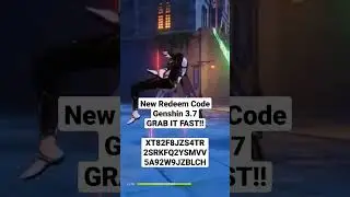 New Redeem code Genshin 3.7!! 