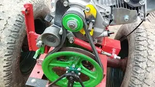 Самодельный мотоблок -петлеобразователь.