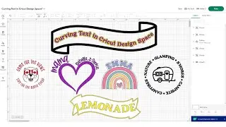 How to curve text in Cricut Design Space - 5 different ways - BEGINNER FRIENDLY!