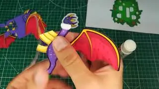 Pop-up Dragon Card: Assembly Instructions