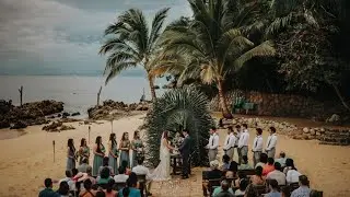 OUR WEDDING | Beach ceremony at Las Caletas, Puerto Vallarta 2020