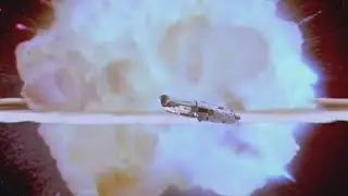 The Death Star II explodes