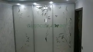 Шкаф купе с пескоструем