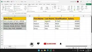 How to Split Text into Multiple Columns in Excel? - Excel Tutorial 14