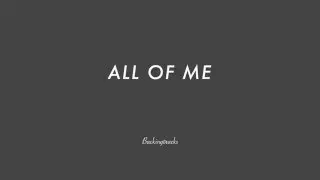 All Of Me chord progression - Jazz Backing Track Play Along The Real Book
