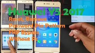 Huawei Y5 2017│Screen Lock Removal Free Method