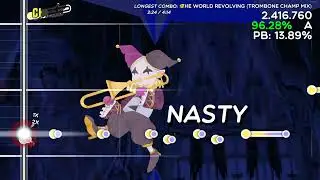 Trombone Champ Modded - The World Revolving (Remix by NyxTheShield)